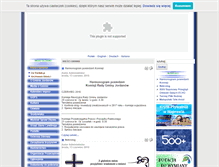 Tablet Screenshot of gmina-jordanow.rubikon.pl